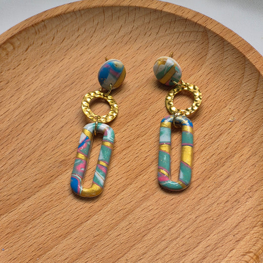 Pendientes "Oasis Dorado"